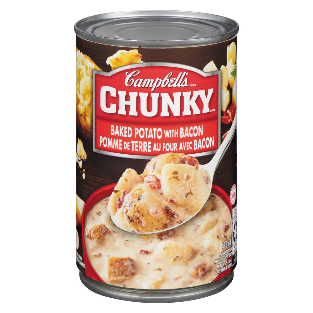 CAMPBELL CHUNKY BAKED POTATO WITH BACON SOUP, 12 X 515 ML
