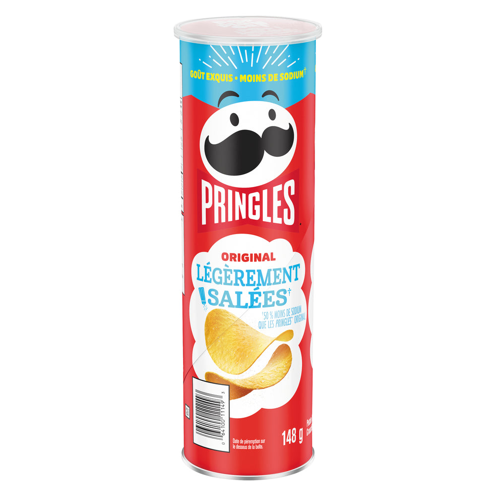 PRINGLES CRUNCH LIGHTLY SALTED FLAVORED CRISPS, 14 X 148 G