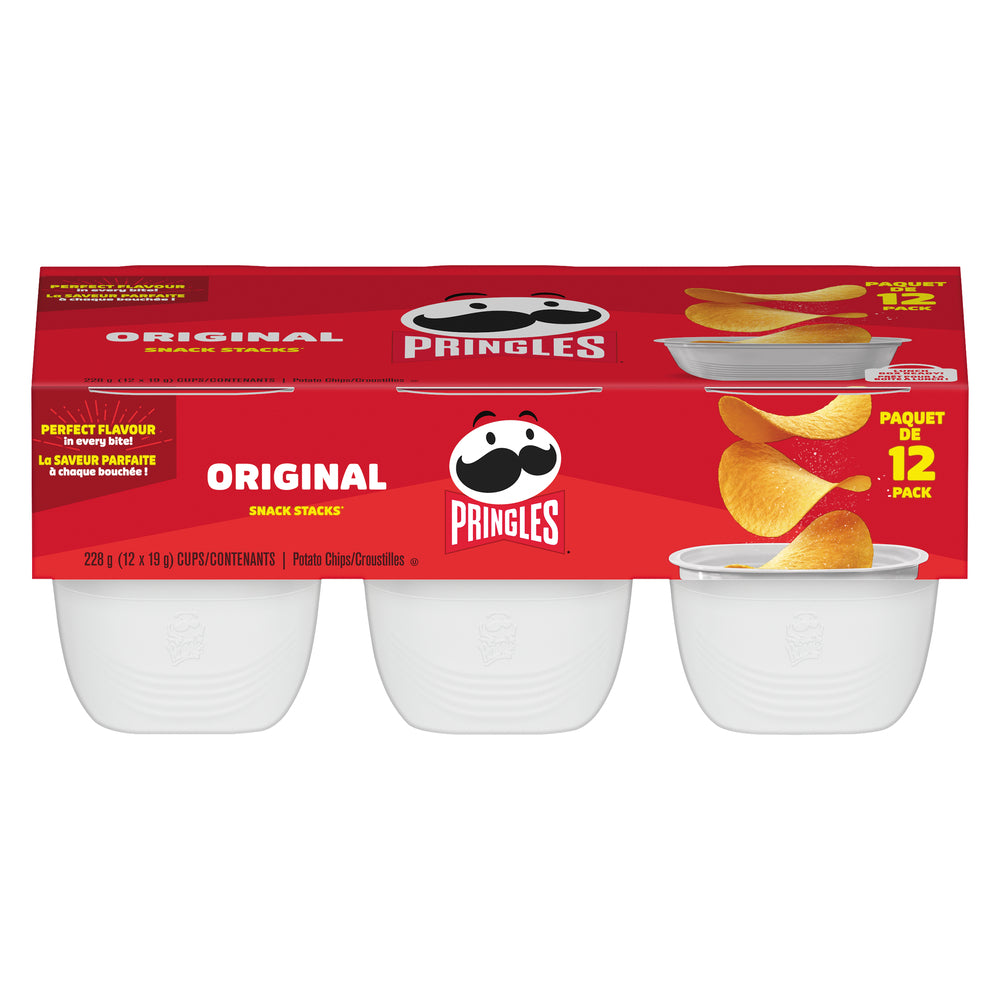 PRINGLES CRUNCH SNACK STACKS, 4 X 12 X 19 G