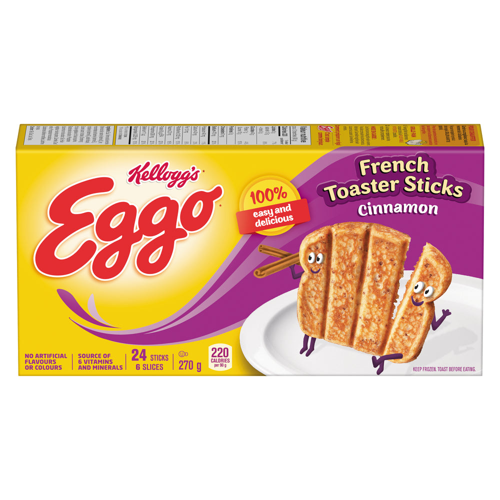 KELLOGGS EGGO CINNAMON FRENCH TOAST, 12 X 270 G
