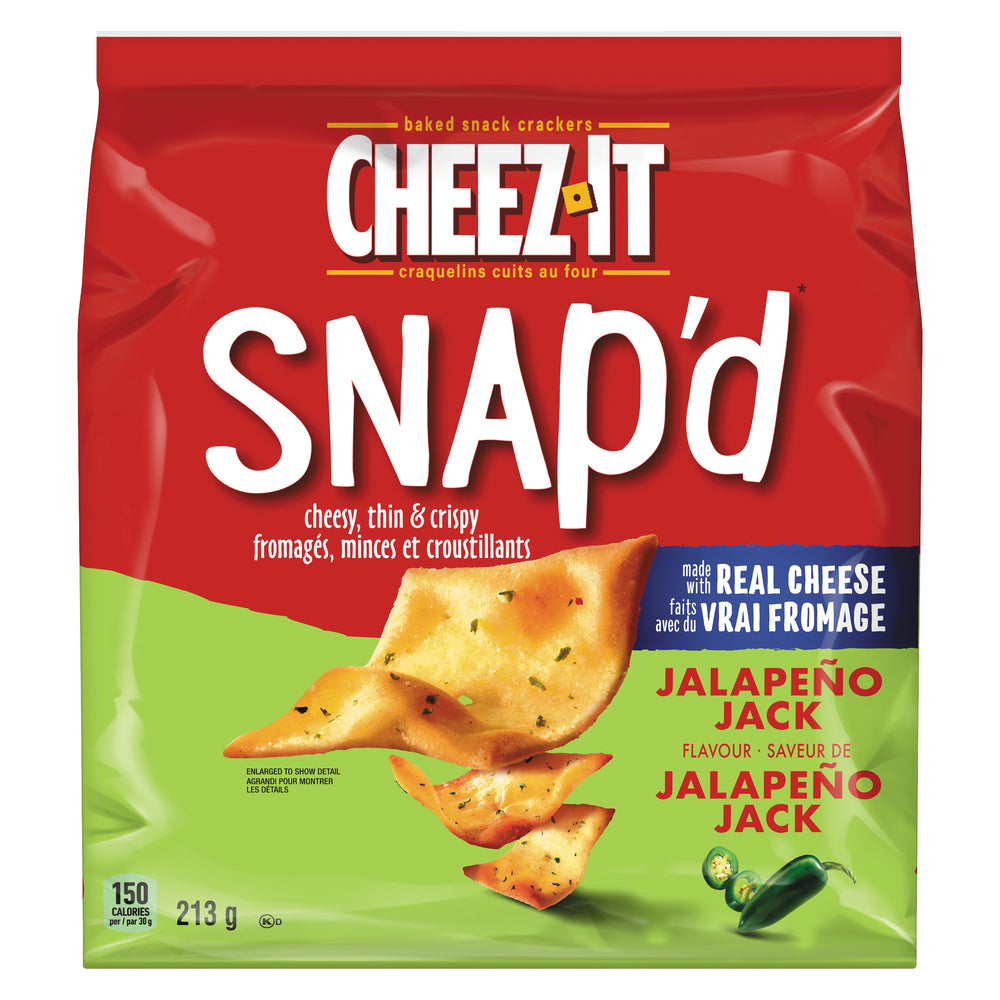 KELLOGG'S CHEEZ-IT SNAP JALAPEÑO, 6 X 213 G