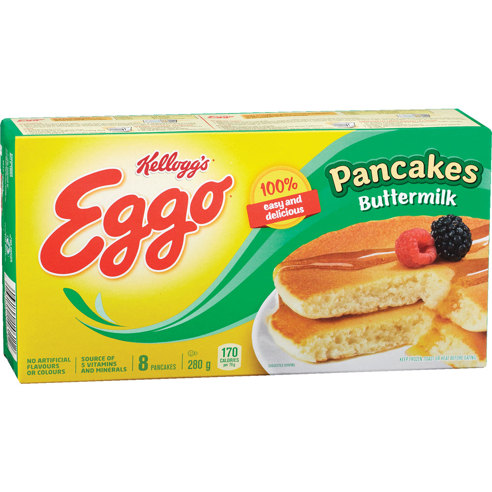 KELLOGG'S EGGO BUTTERMILK PANCAKES, 16 X 280 G