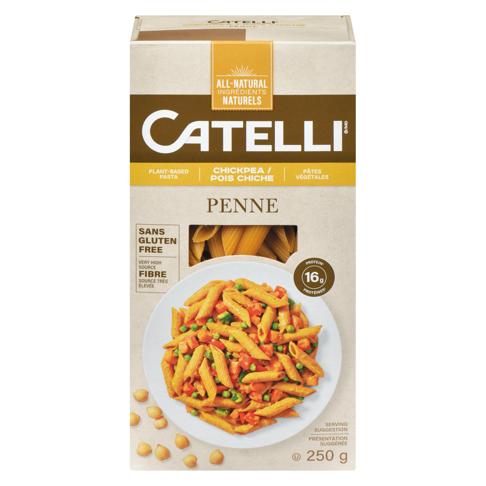 CATELLI PENNE CHICKPEA PASTA, 10 X 250 G