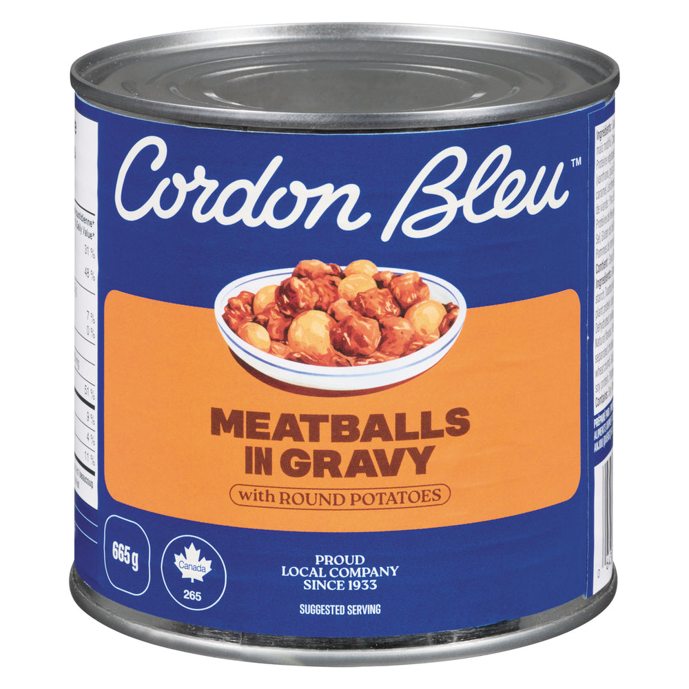CORDONBLEU MEATBALLS WITH POTATO, 12 X 665 G