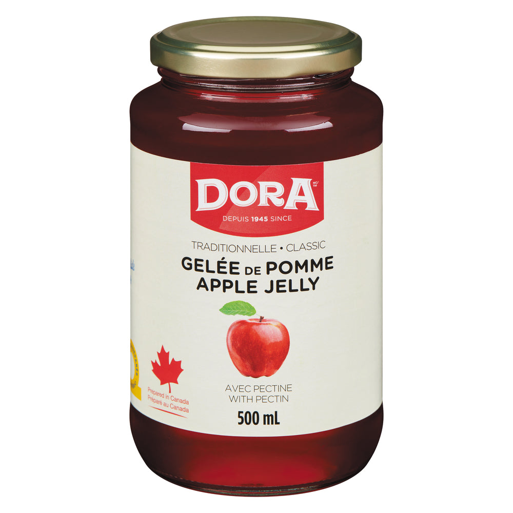 DORA PECTIN APPLE JELLY, 12 X 500 ML