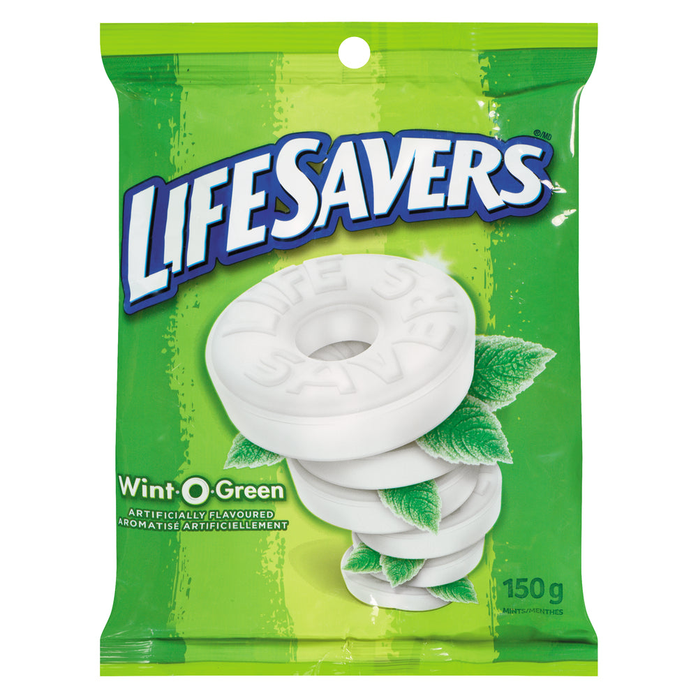 LIFESAVER WINTERGREEN BAG, 12 X 150 G