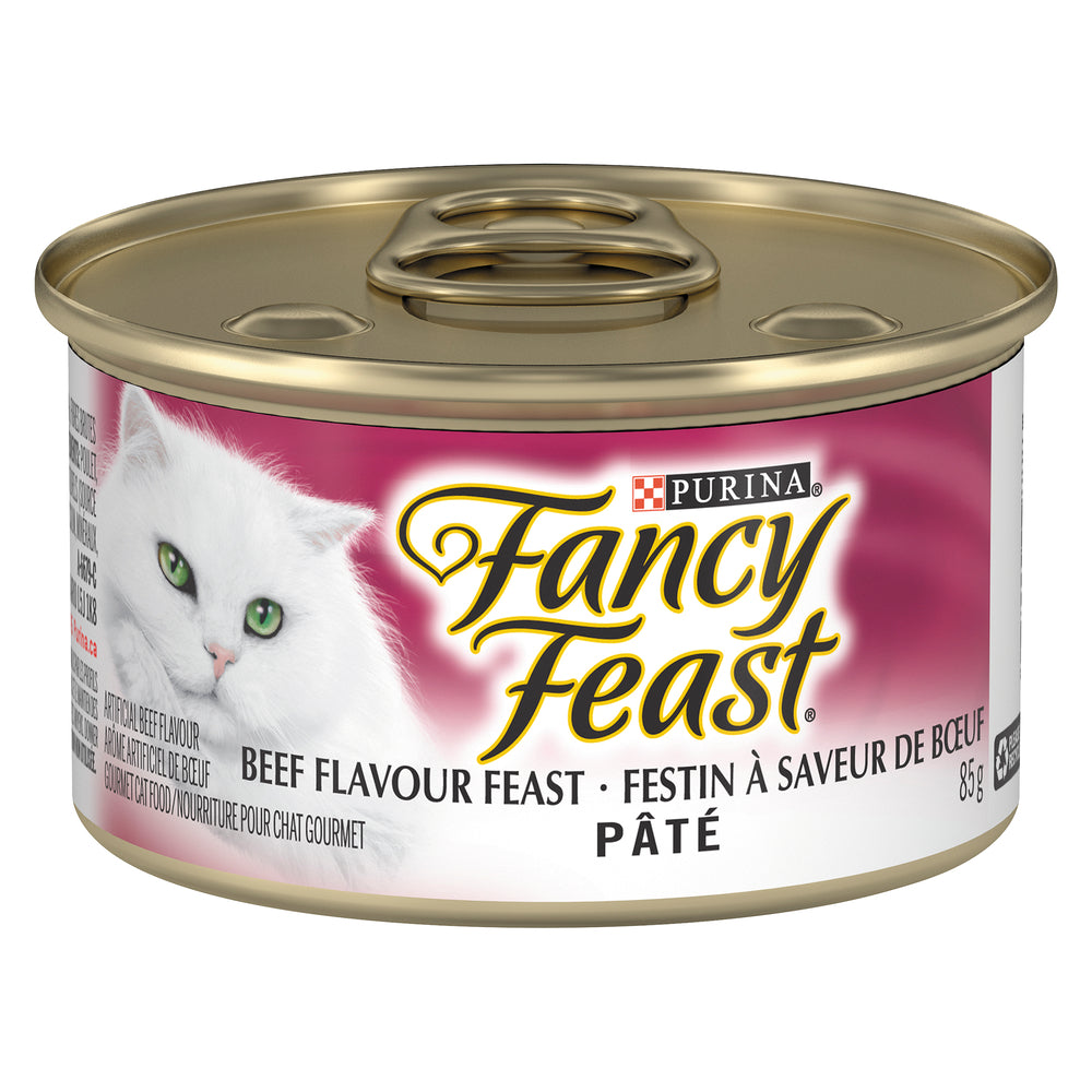 FANCFEST CAT FOOD BEEF PATÉ, 24 X 85 G