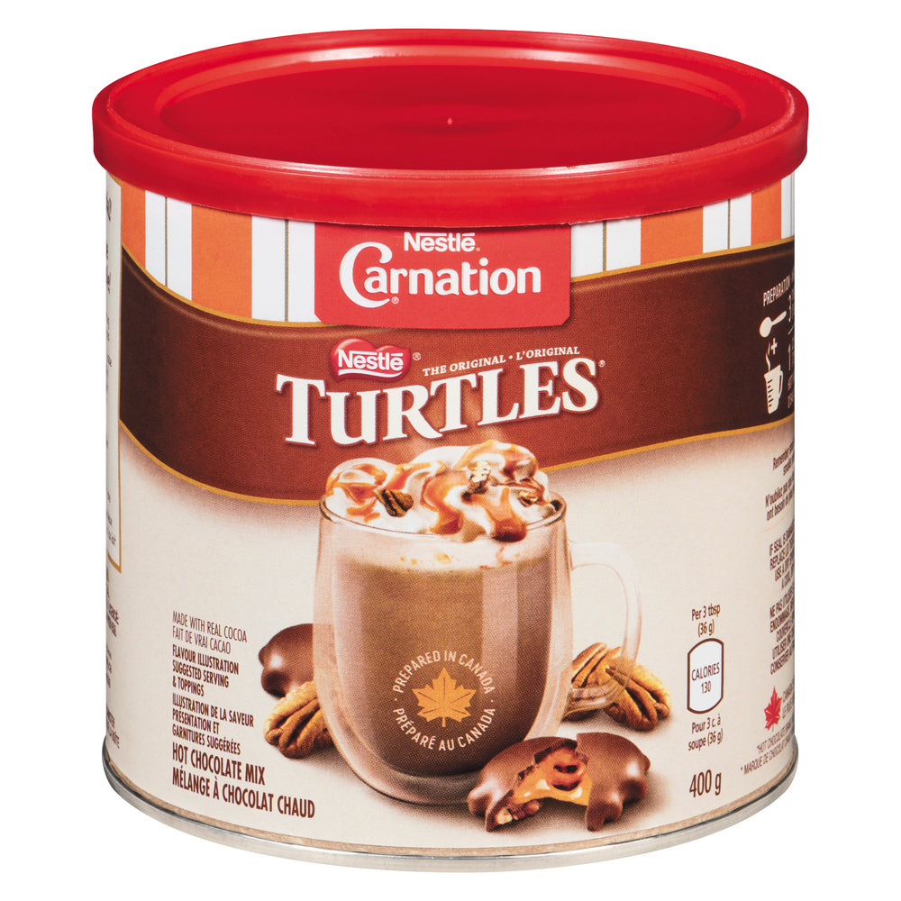 CARNATION TURTLE HOT CHOCOLATE, 6 X 400 G