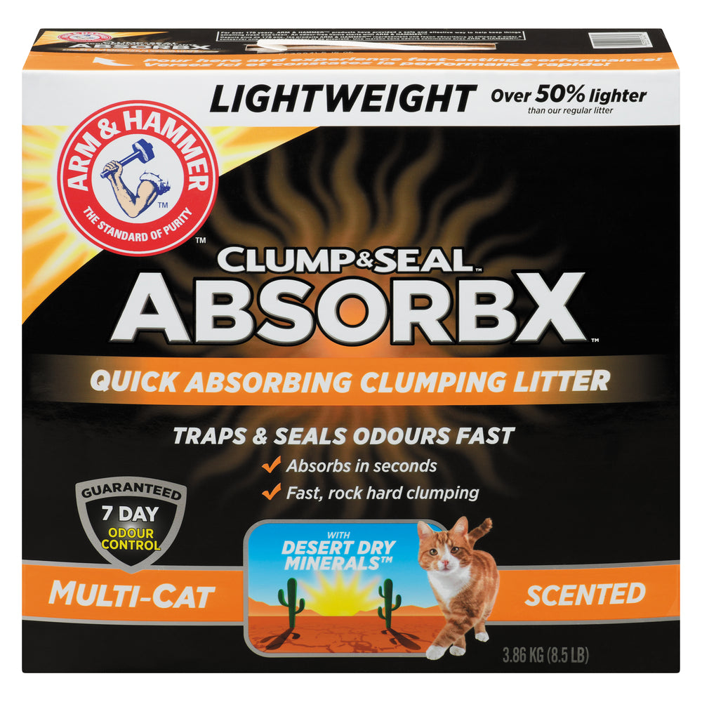 ARM&HAMM ABSORBEX SCENTED LITTER, 2 X 3.860 KG