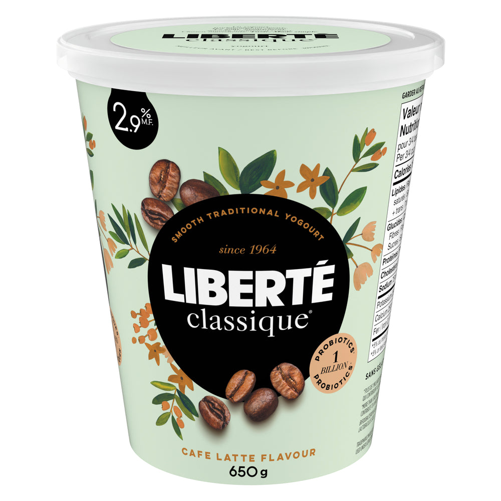 LIBERTE CLASSIC YOGURT 2.9% LATTE, 6 X 650 G