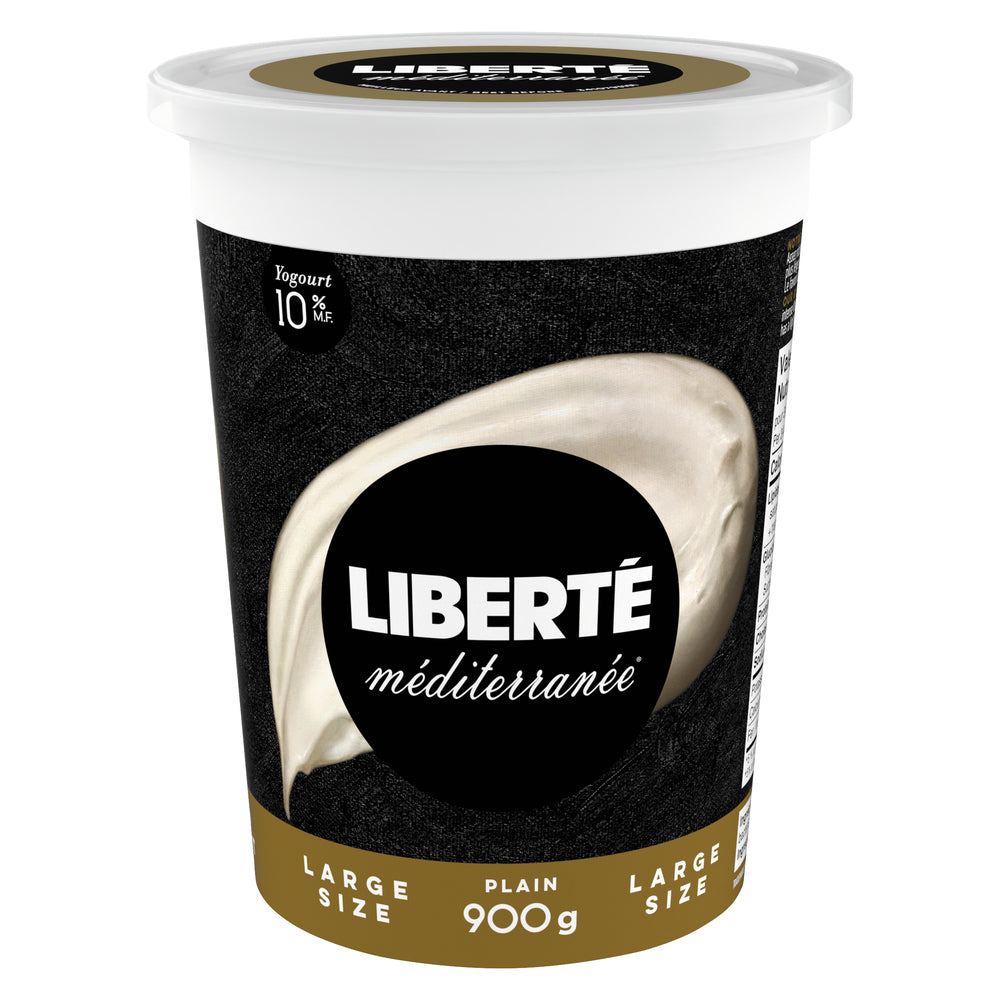 LIBERTE YOGURT MEDITERRANEAN PLAIN 10%, 6 X 900 G