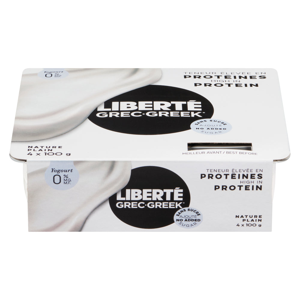 LIBERTE GREEK YOGURT 0% PLAIN, 6 X 400 G