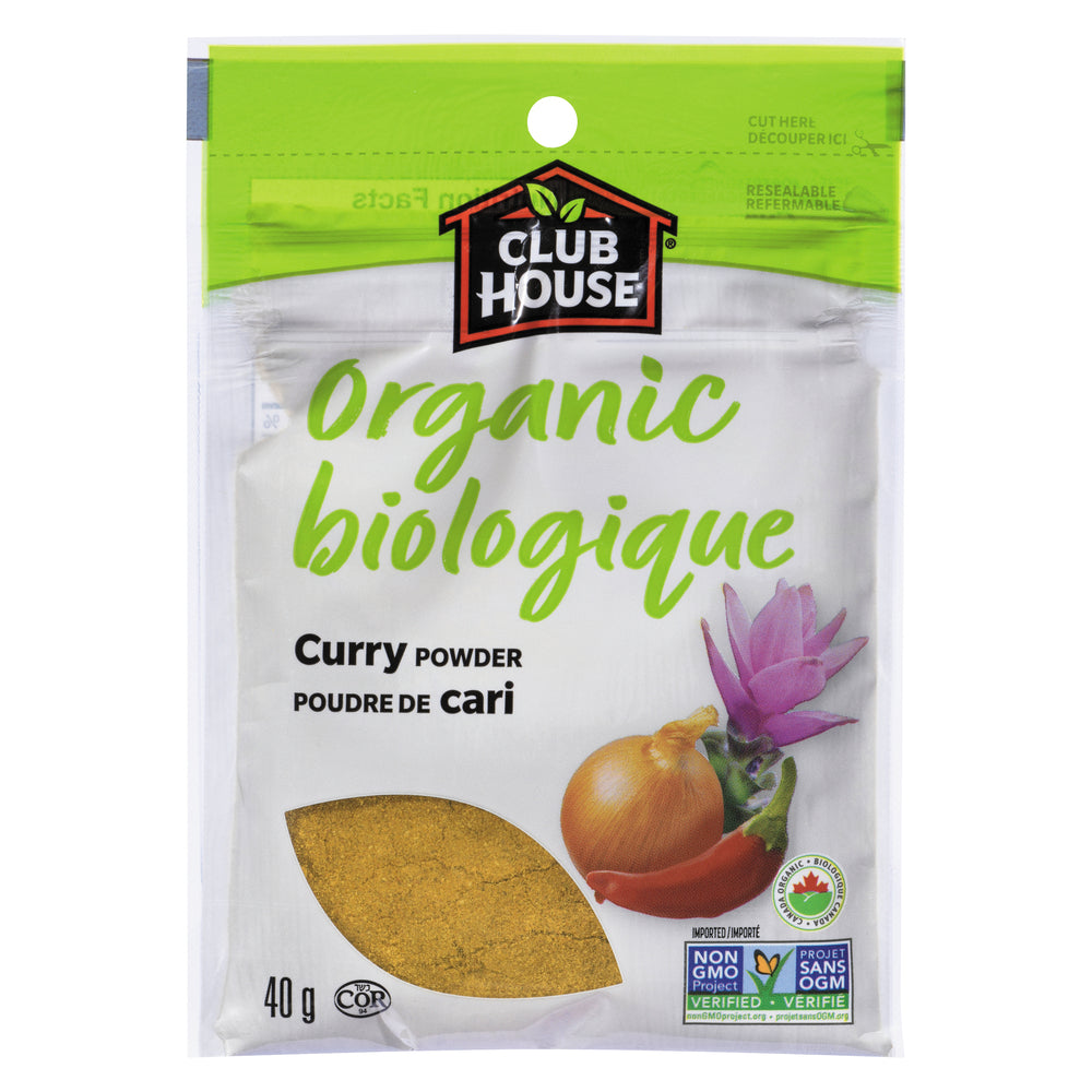 CLUBHOUSE ORGANIC CURRY POWDER, 12 X 40 G