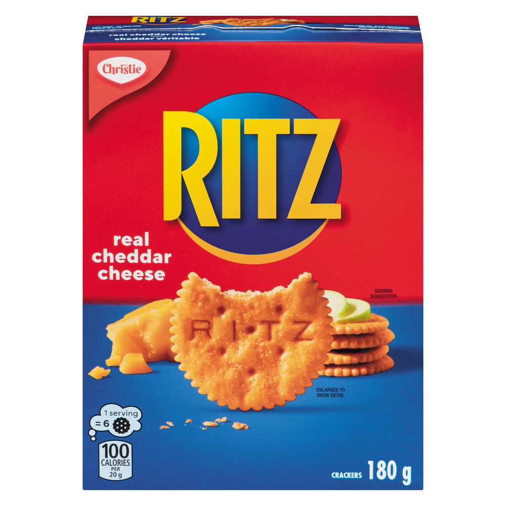 RITZ CRACKLIN' CHEESE FLAVOR, 6 X 180 G