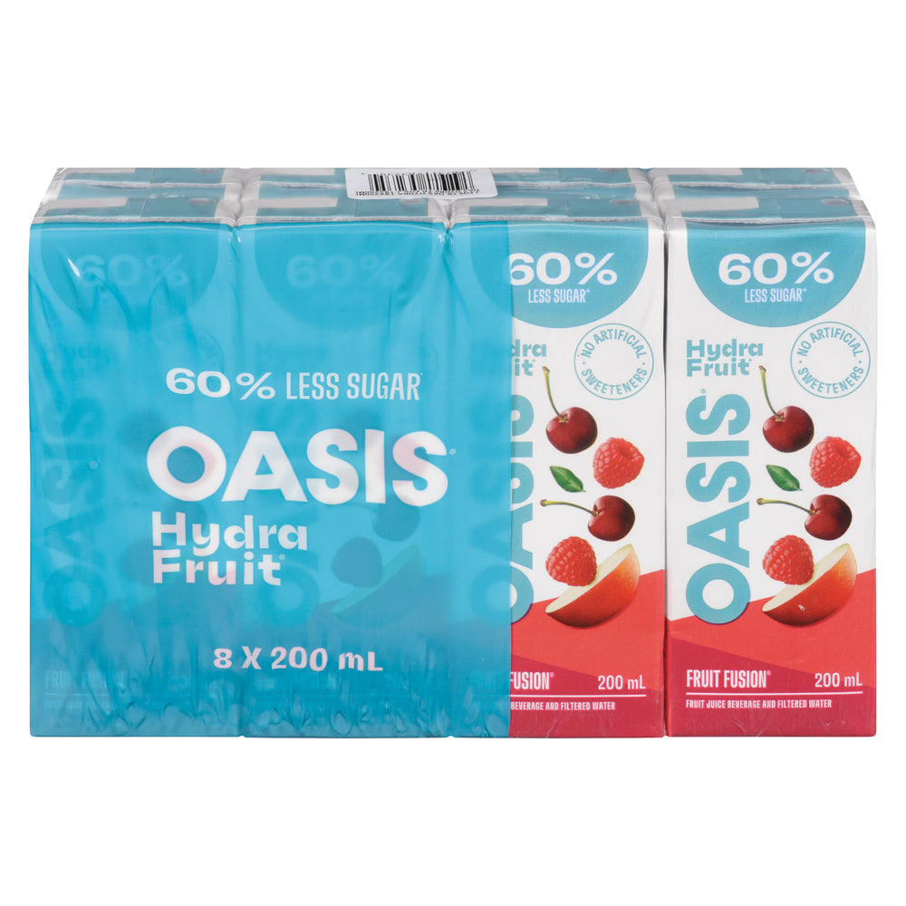 OASIS HYDRAFRUIT FRUIT PUNCH JUICE, 4 X 8 X 200 ML