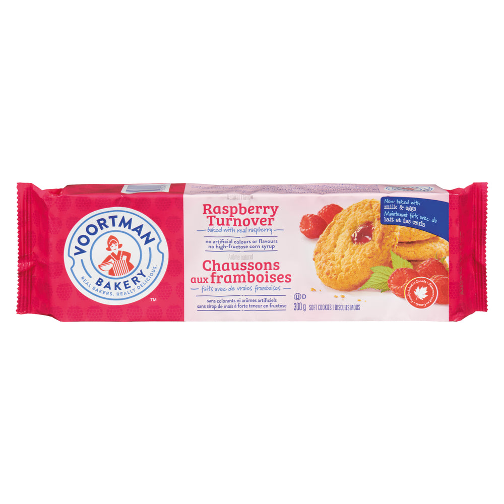 VOORTMAN RASPBERRY CHAUSS BISCUITS, 12 X 300 G