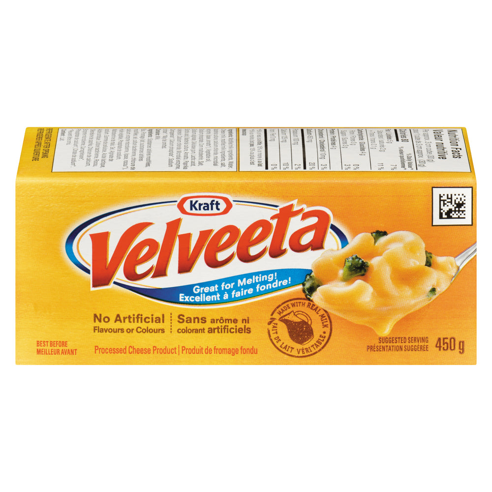 KRAFT VELVEETA MELTED CHEESE, 12 X 450 G