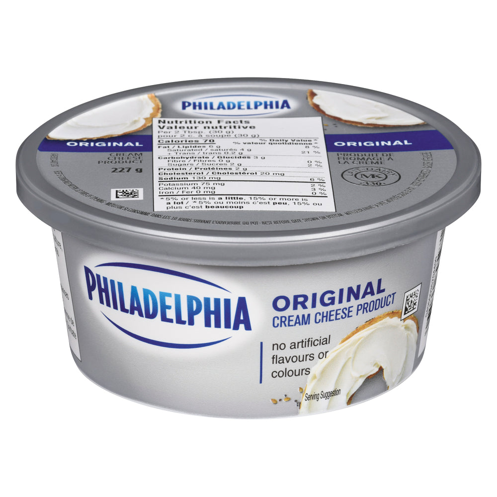 PHILADELPHIA ORIGINAL CREAM CHEESE, 12 X 227 G