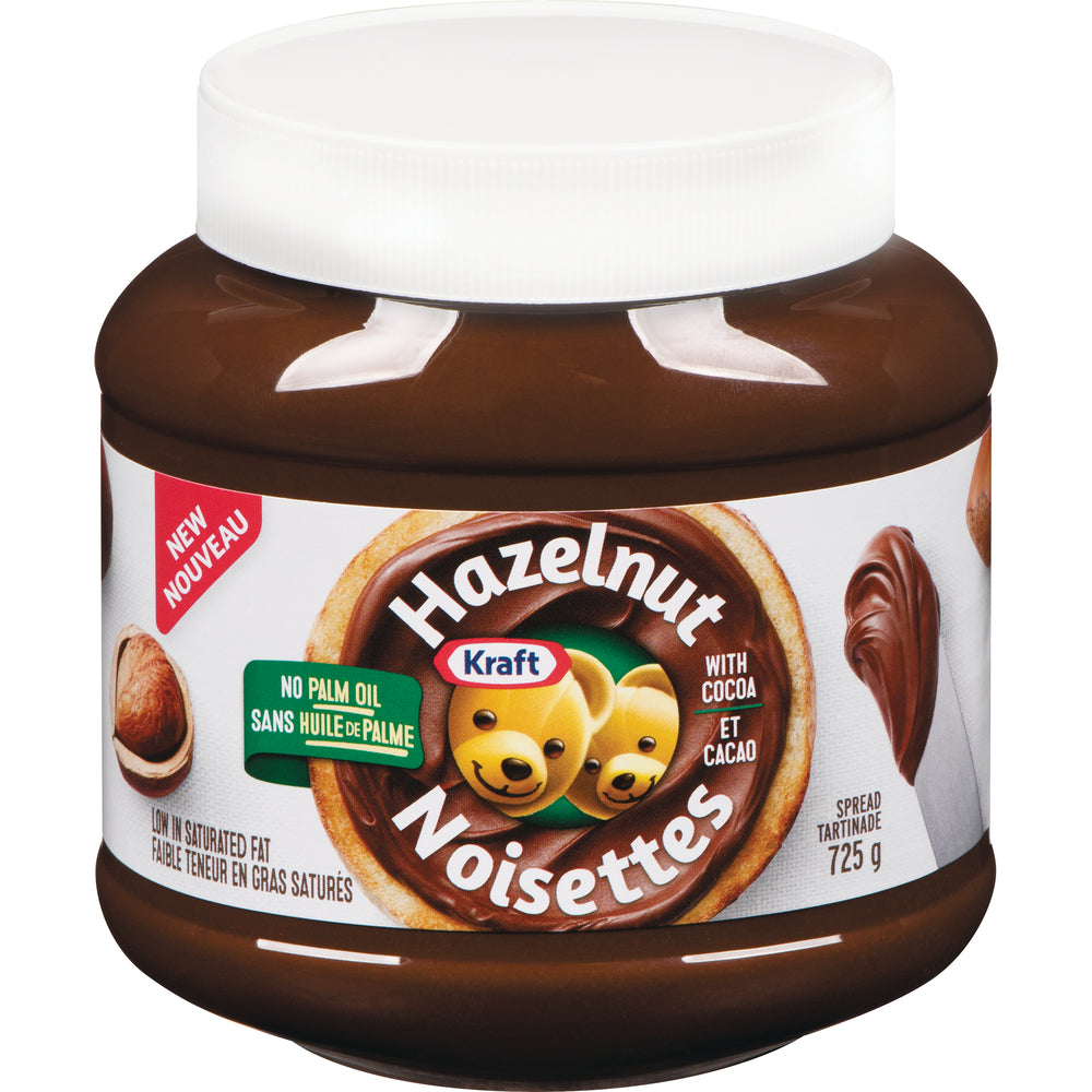 KRAFT HAZELNUT COCOA SPREAD, 6 X 725 G
