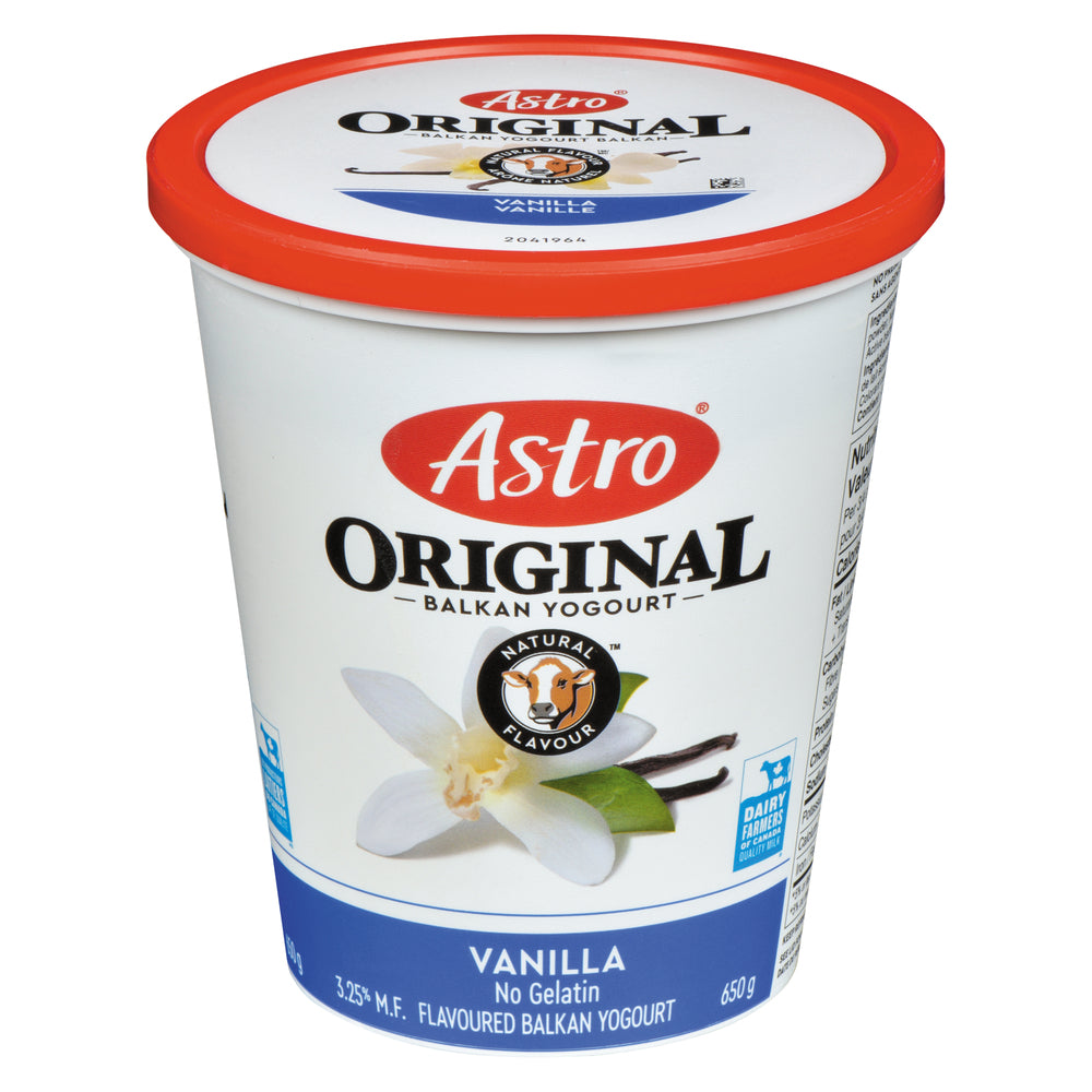 ASTRO YOGURT ORIGINAL BALKAN VANILLA 4%, 6 X 650 G