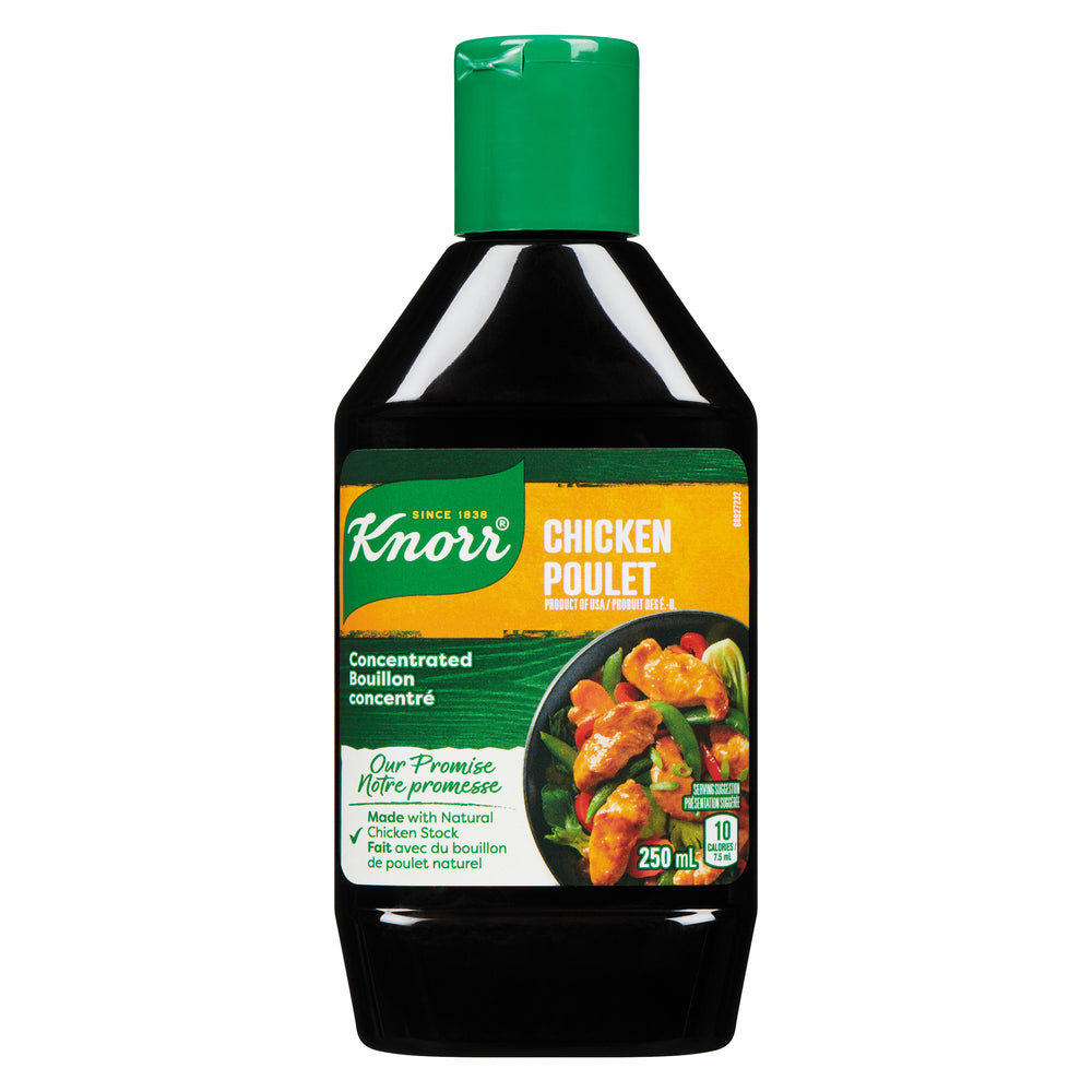 KNORR CONCENTRATED CHICKEN BOUILLON, 12 X 250 ML