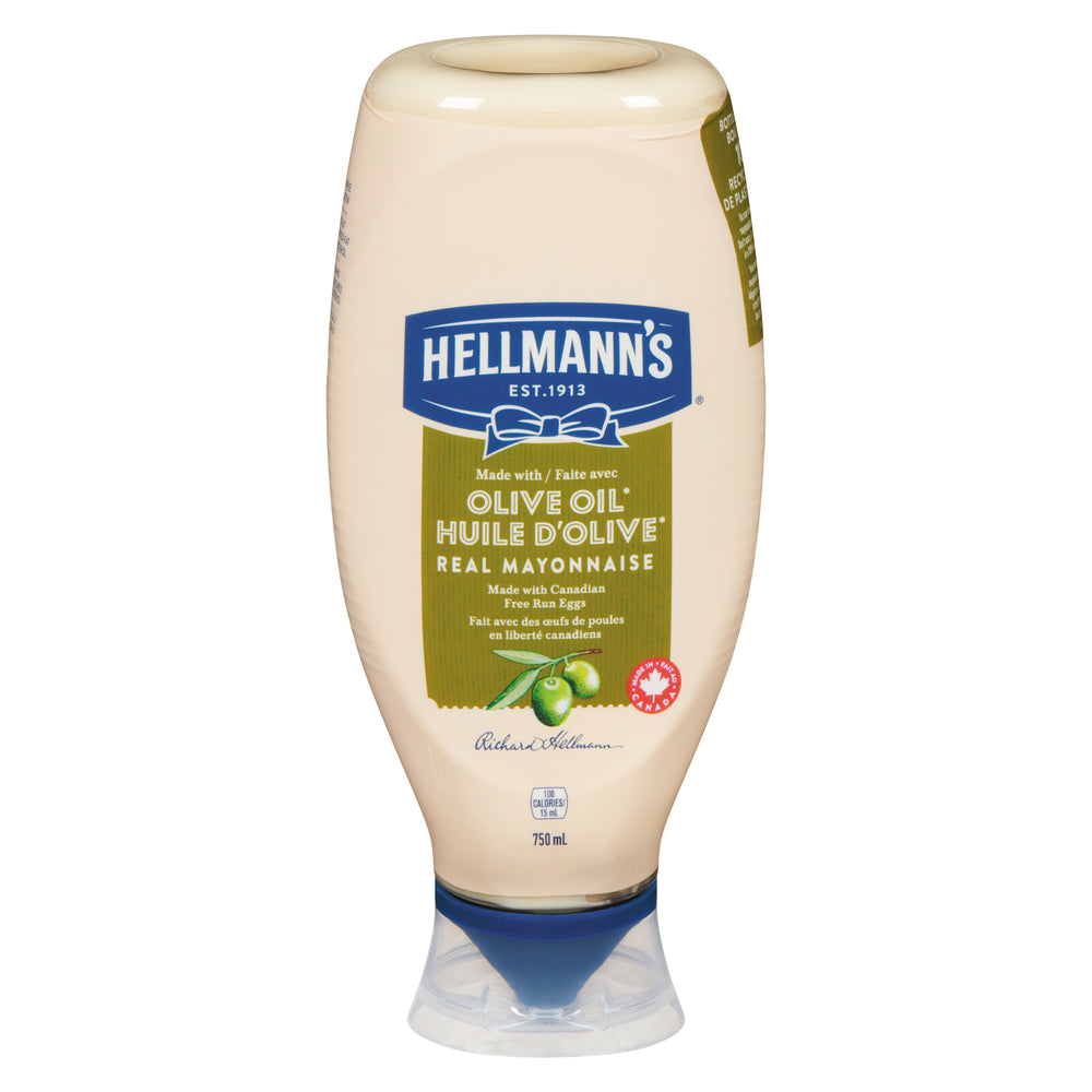 HELLMANN'S OLIVE OIL MAYONNAISE, 12 X 750 ML