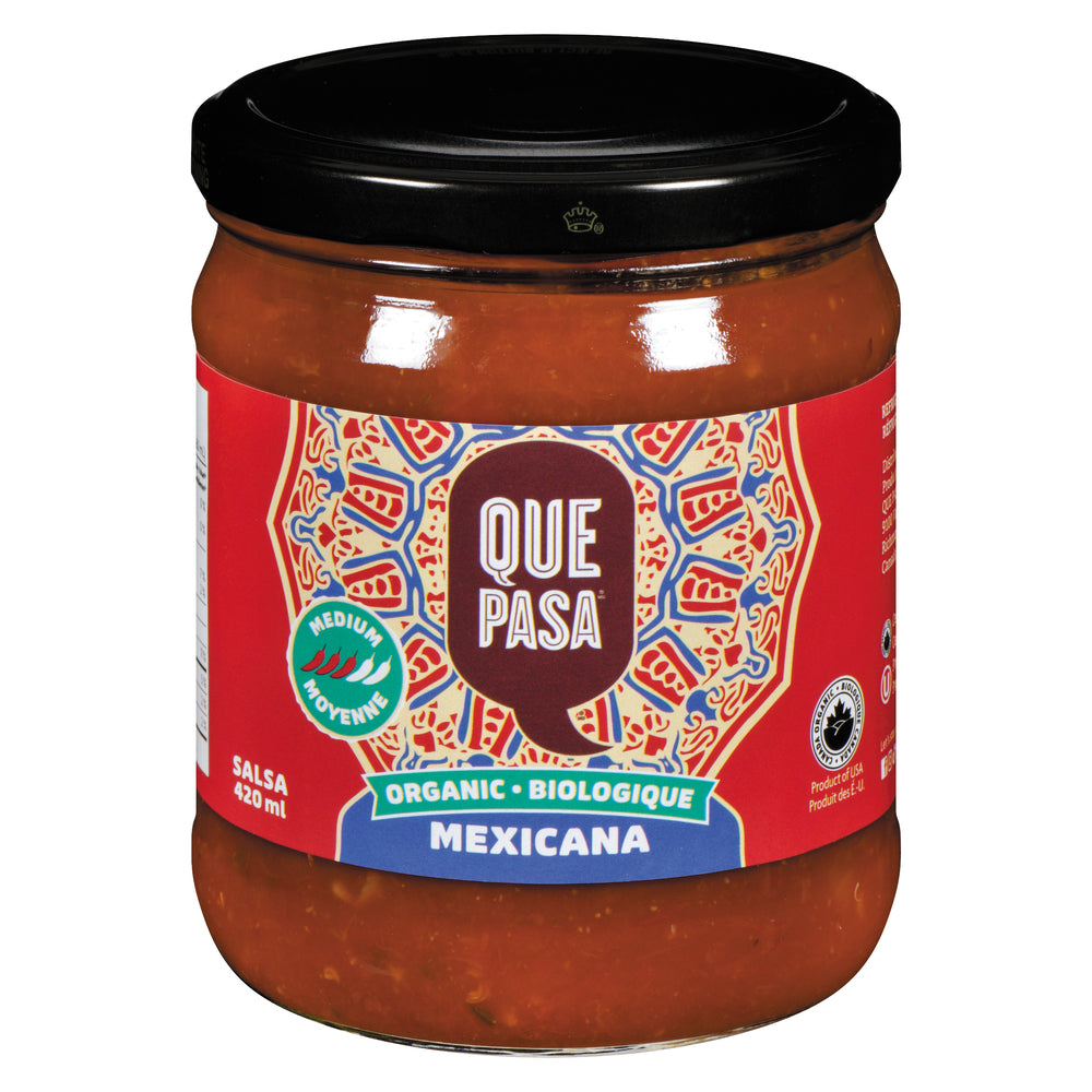 QUEPASA MEDIUM MEXICAN SALSA, 12 X 420 ML