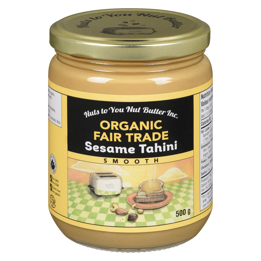 NUTS TO YOU ORGANIC TAHINI BUTTER, 12 X 500 G