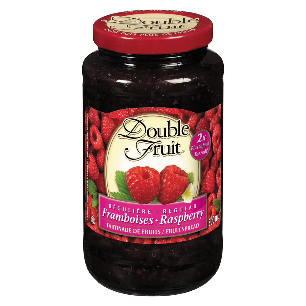 DOUBLEFRUIT RASPBERRY SPREAD, 12 X 500 ML