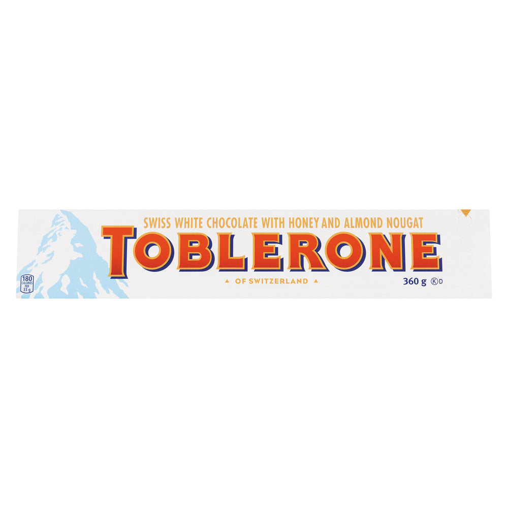 TOBLERONE WHITE CHOCOLATE, 10 X 360 G