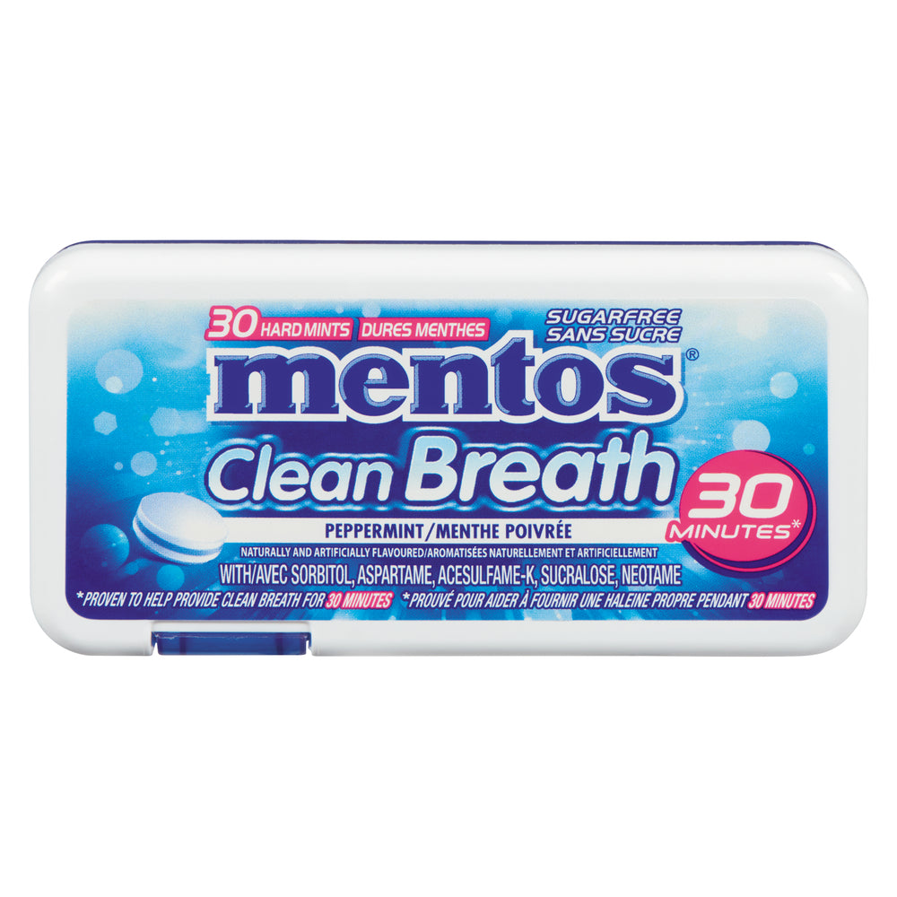 MENTOS BREATH CLEAN MINT, 12 X 21 G