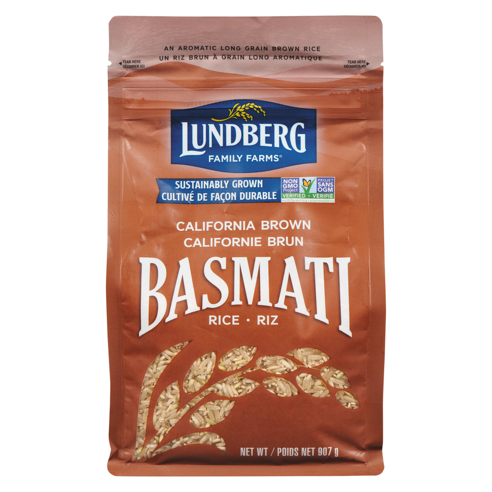 LUNDBERG CALIFORNIA BROWN RICE SINGLE, 6 X 907 G