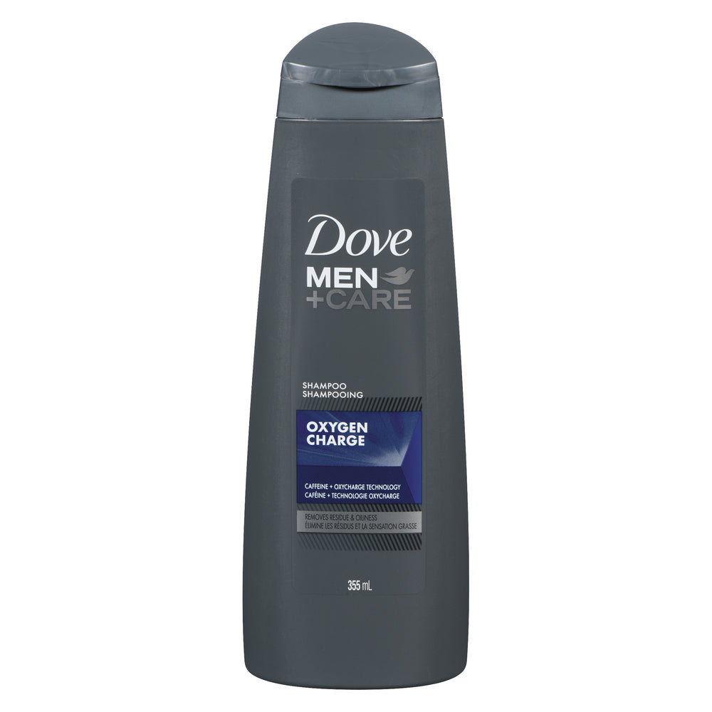 DOVE MEN SHAMPOO OXYGEN CHARGE, 6 X 355 ML