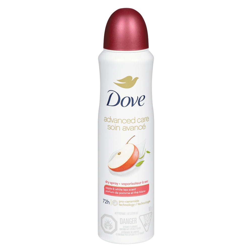 DOVE ANTIPERSPIRANT APPLE WITH TEA, 3 X 107 G