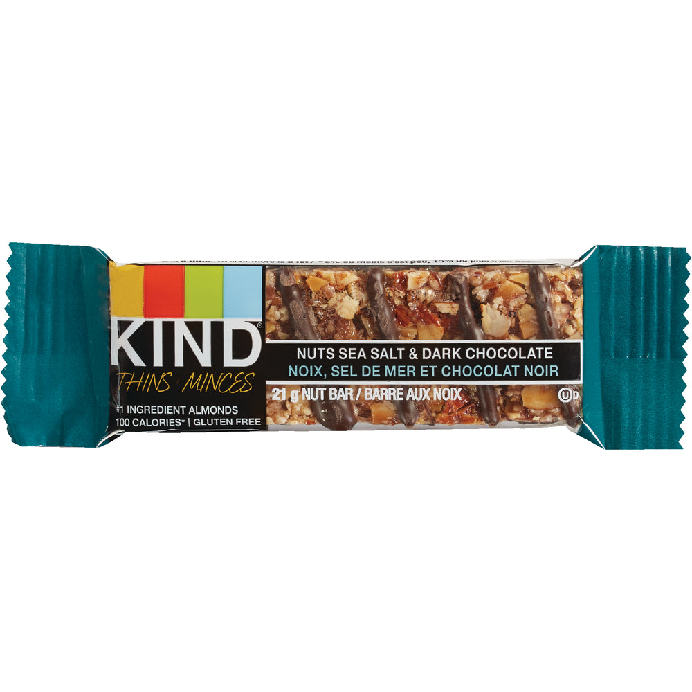 KIND THINS DARK CHOCOLATE NUTS BAR, 60 X 21 G