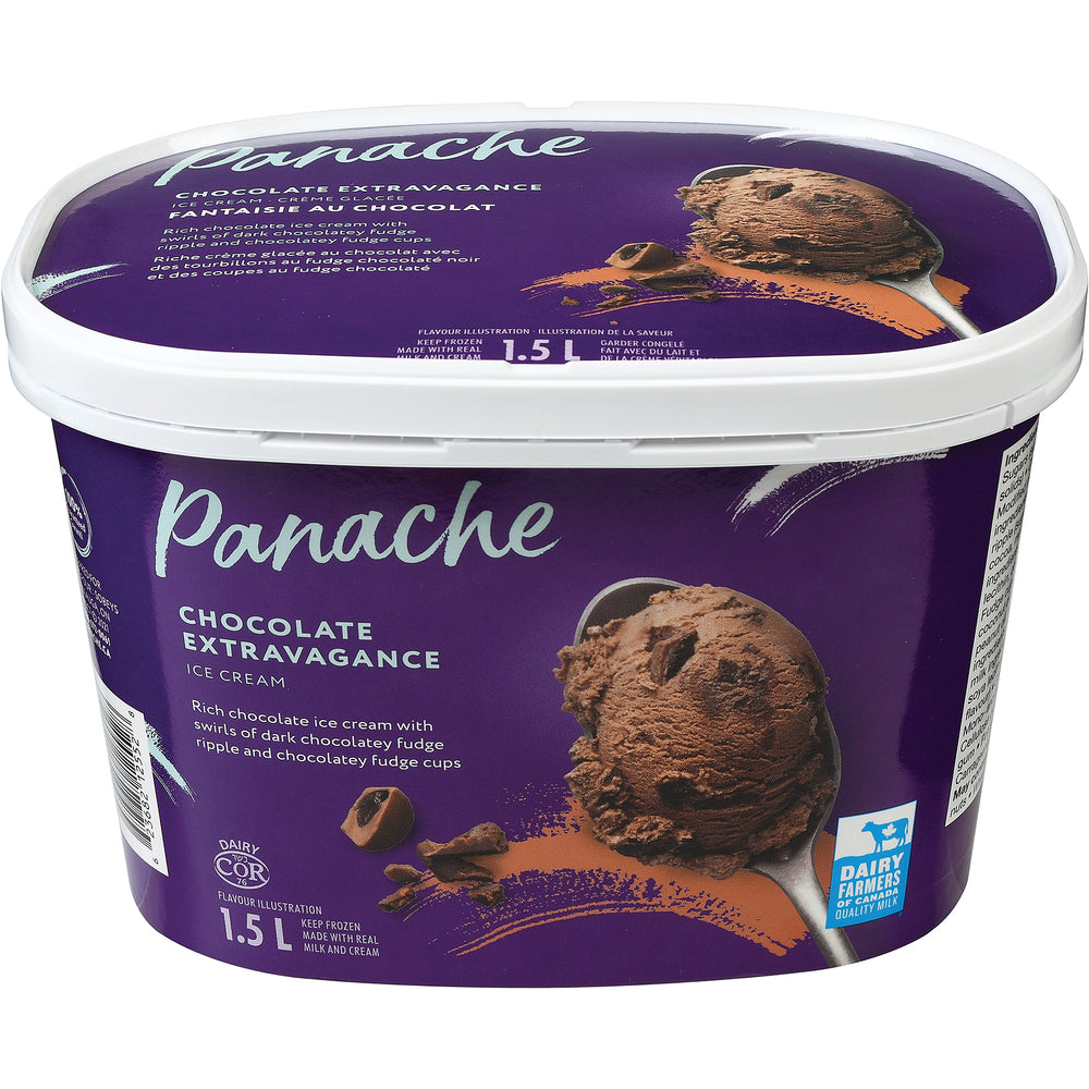 PANACHE EXTRAVAGANCE CHOCOLATE ICE CREAM, 4 X 1.5 L