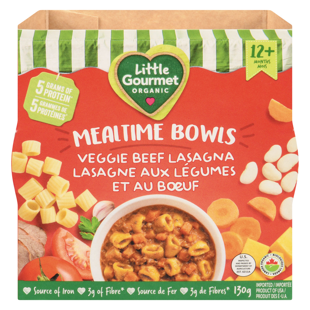 BBGOURMET BABY LASAGNA BEEF, 8 X 130 G