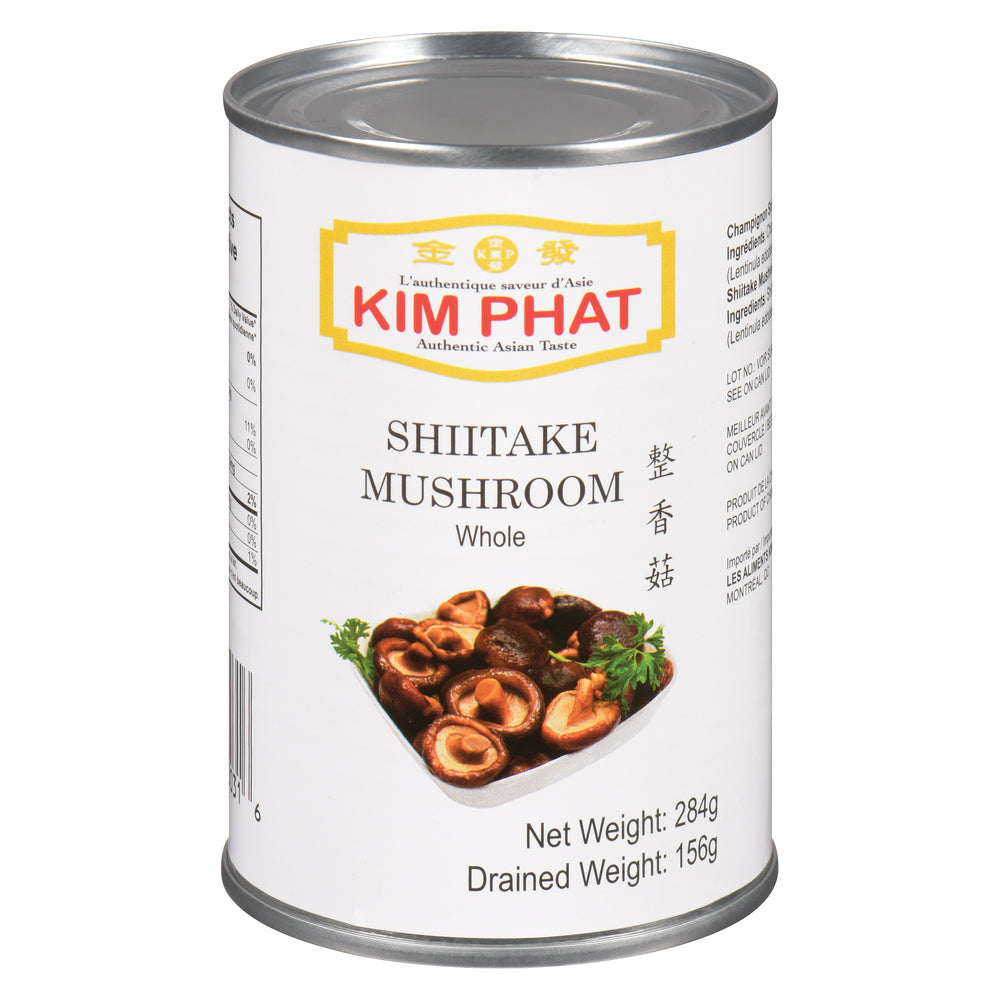 KIM PHAT WHOLE SHIITAKE MUSHROOM, 24 X 284 G