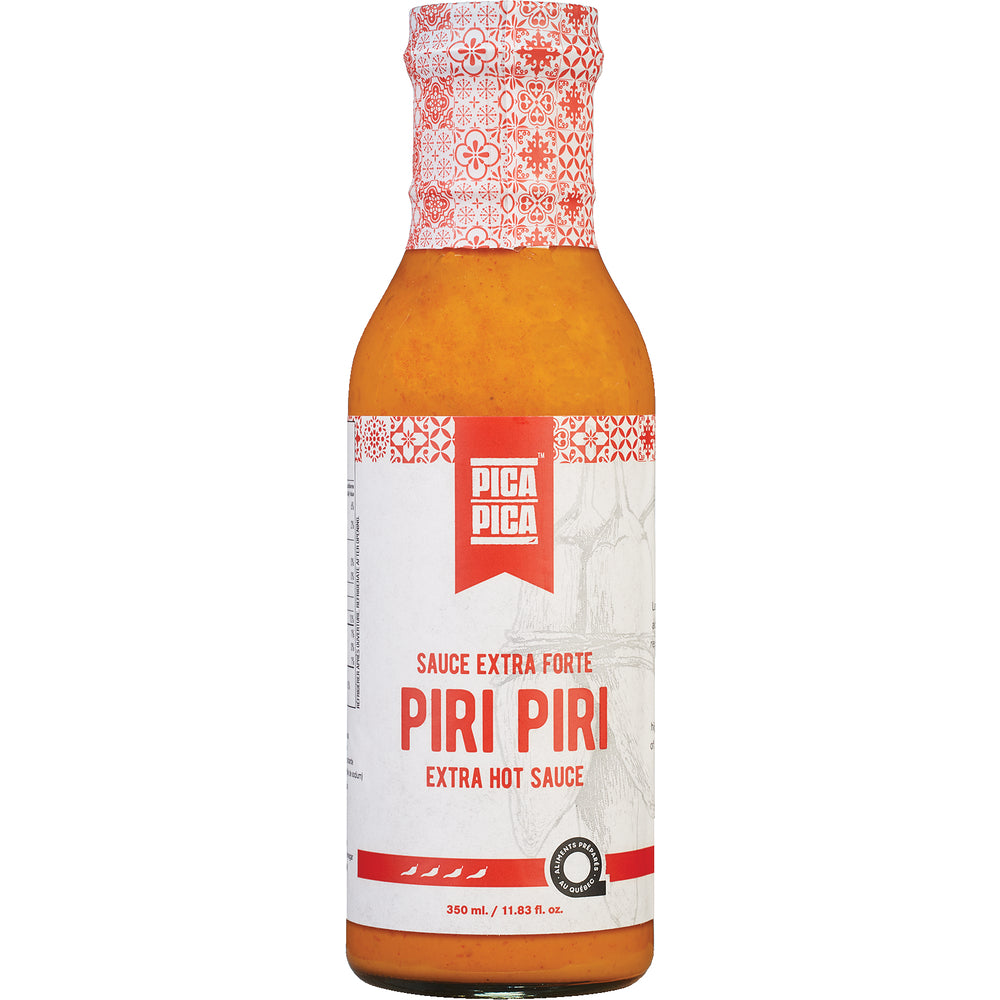 PICAPICA PIRI PIRI EXTRA HOT SAUCE, 12 X 350 ML