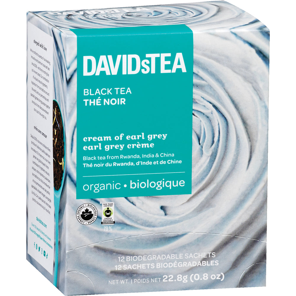DAVID'S TEA ORGANIC EARL GREY, 6 X 22.800 G