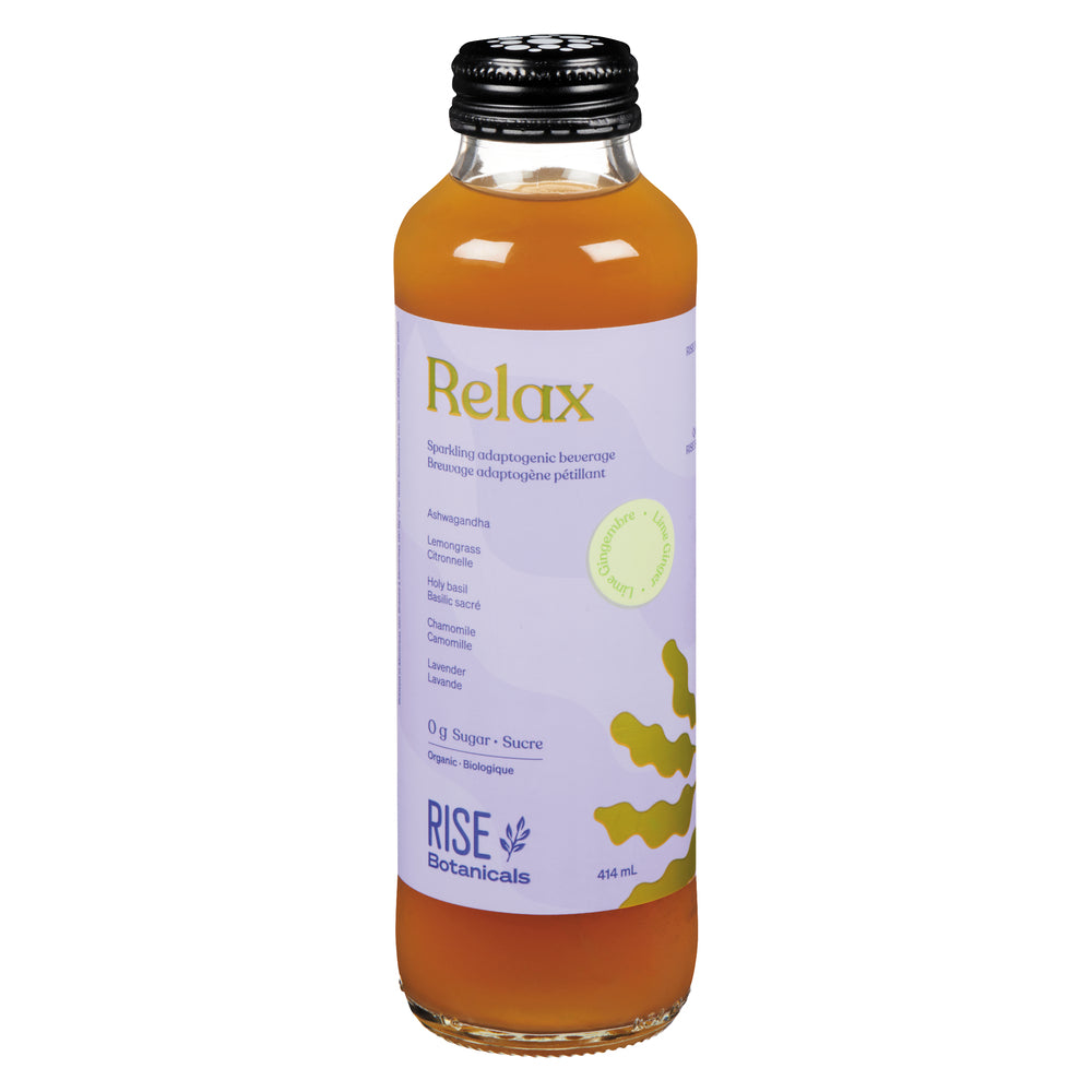 RISE KOMBUCHA BOTANICALS RELAX, 12 X 414 ML