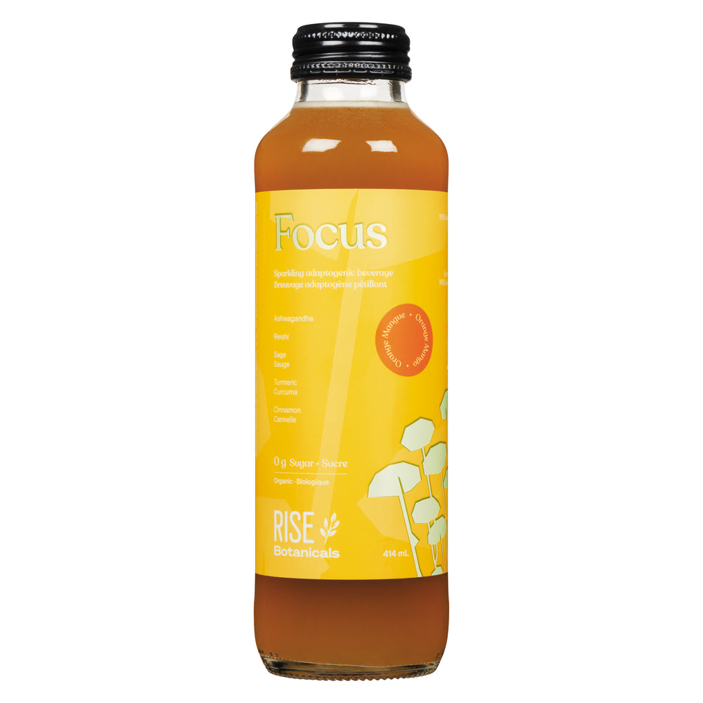 RISE KOMBUCHA BOTANICALS FOCUS, 12 X 414 ML