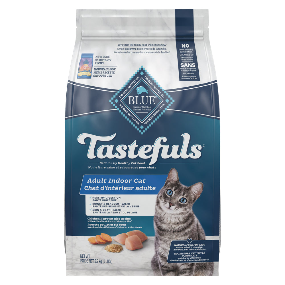 BLUE INDOOR CAT FOOD, 3 X 2.2 KG