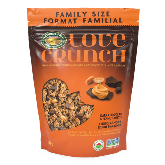NATURE'S PATH, NP LOVE CRUNCH DARK CHOC PB GRNL 700G, 6 x 700G