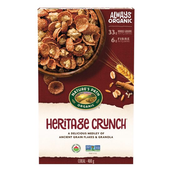 NATURE'S PATH, HERITAGE CRUNCH CER OR, 12 x 400G
