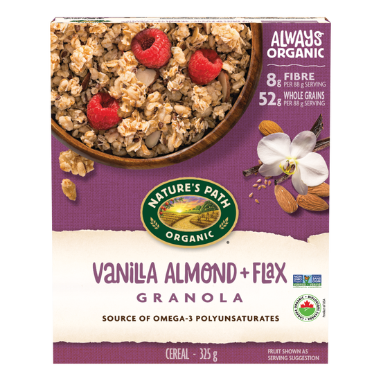 NATURE'S PATH, FLAX VNLLA ALMND GRNLA OR, 12 x 325G