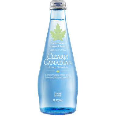 CLEARLY CANADIA, LIMON ESSENCE, 12 x 325ML
