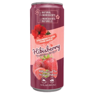 HIBISBERRY, STRAWBERRY, 24 x 355ML