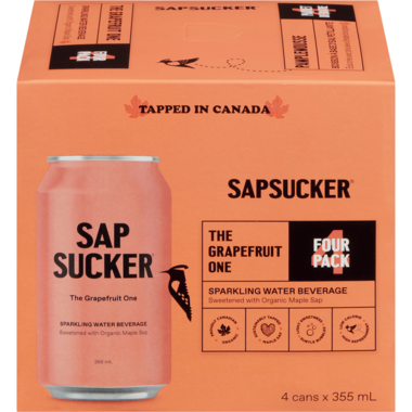 SAPSUCKER, THE GRAPEFRUIT ONE 4PK, 6 x 4X355ML