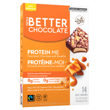 FOURX BETTER CH, PROTEIN ME SALTED CARAMEL, 12 x 112G